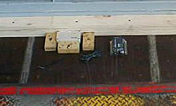 計測器のコンテナ床面への設置例 イメージ