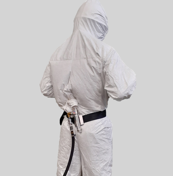 防護服タイプ 前面