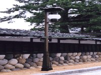 金沢の武家屋敷跡の照明灯