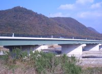 兵庫県赤穂郡上郡町あゆみ橋溶射施工例