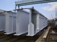 溶射及び封孔処理完了後